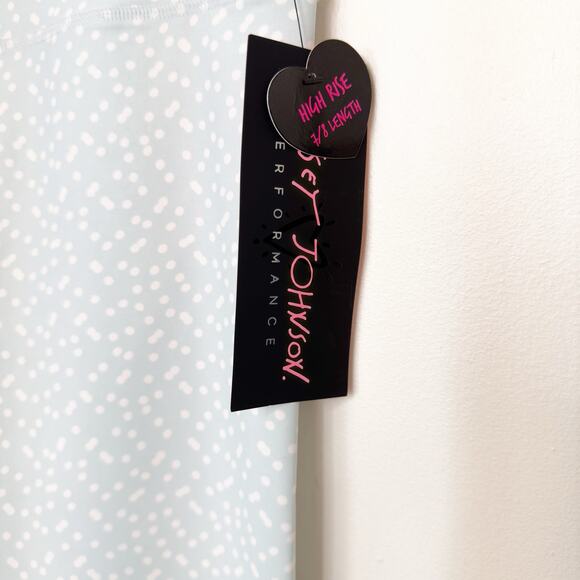 NWT Betsey Johnson Performance High Rise 7/8 Leggings L - Picture 4 of 7